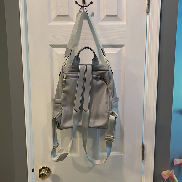 Leather book bag purse like new - Picture 5 of 8